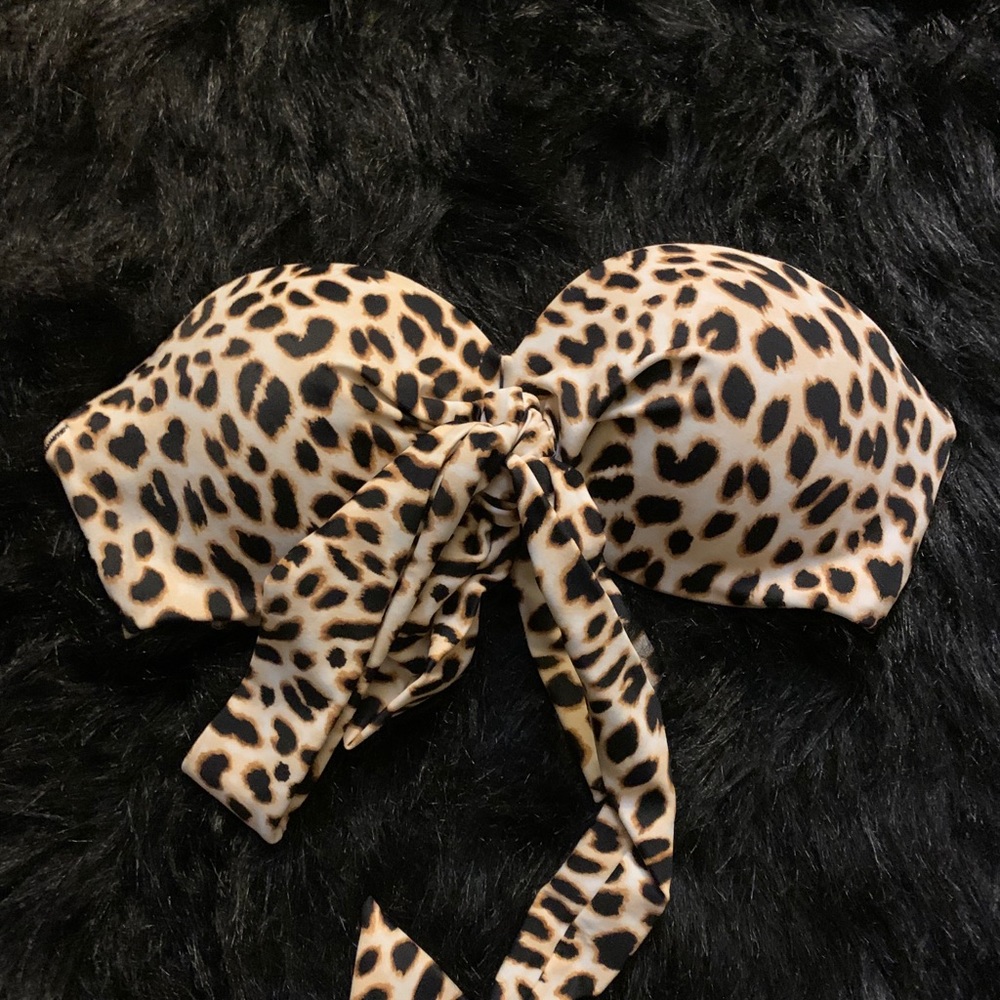 Cheetah print multi way bathing suit VS pink